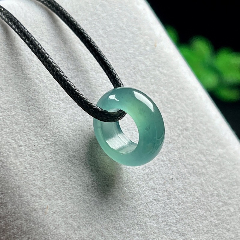 Jewelry & Watches Sp Z Oo Opinie - Naturalny Szmaragdowy Niebieski Pierścień z Koralikiem
