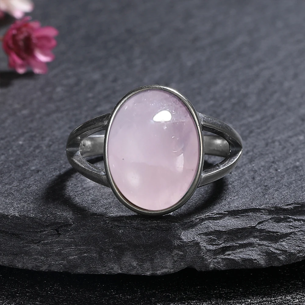 Turquoise Stone Ring - Pierścionki ze srebra próby S925 Duże