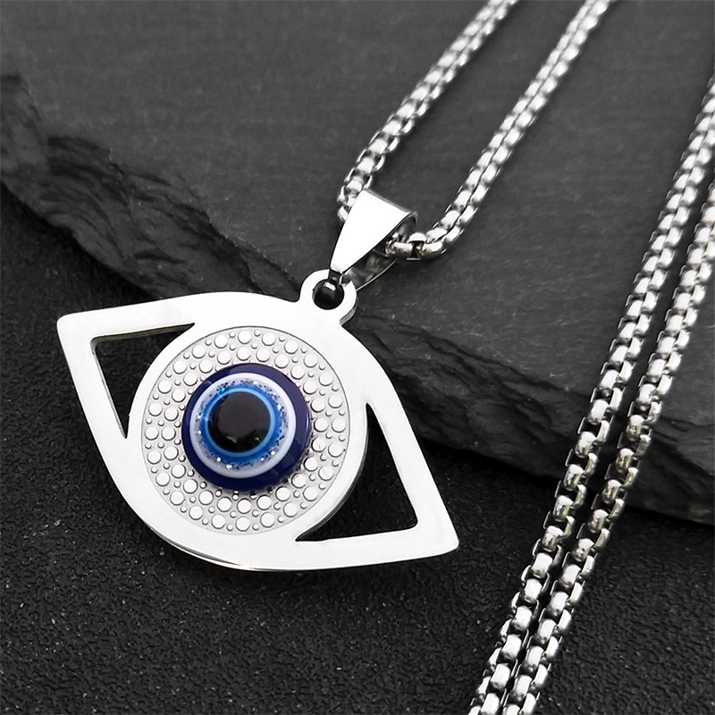 Jewelry & Watches Sp Z Oo Opinie - Islamski Naszyjnik Hamsa z Niebieskim Okiem