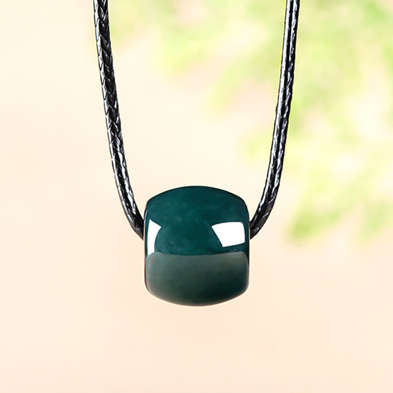Jewelry & Watches Sp Z Oo Opinie - Naturalny Mjanmański Szmaragdowy Naszyjnik z Zawieszką
