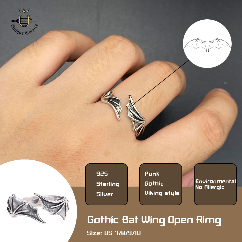 Gotycki pierścień z motywem sk – Gothic Skull Ring recenzja i cena