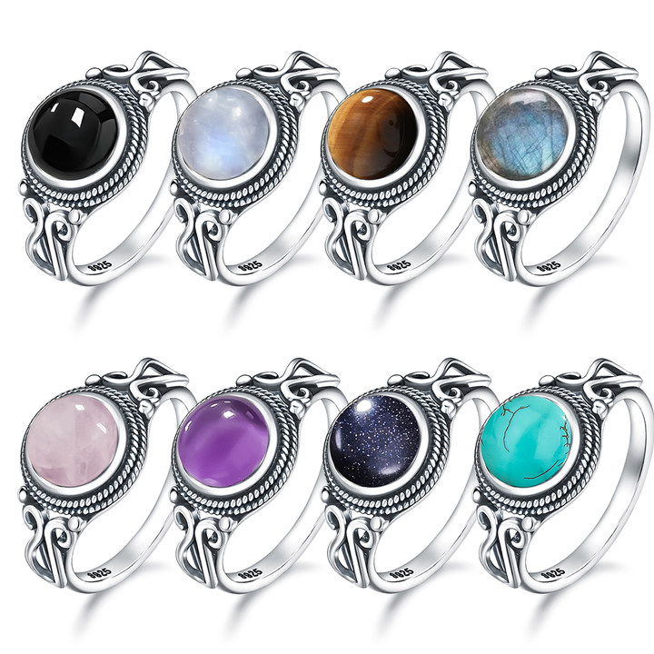 Pierścionek ze srebra próby 92 – Turquoise Stone Ring recenzja i cena
