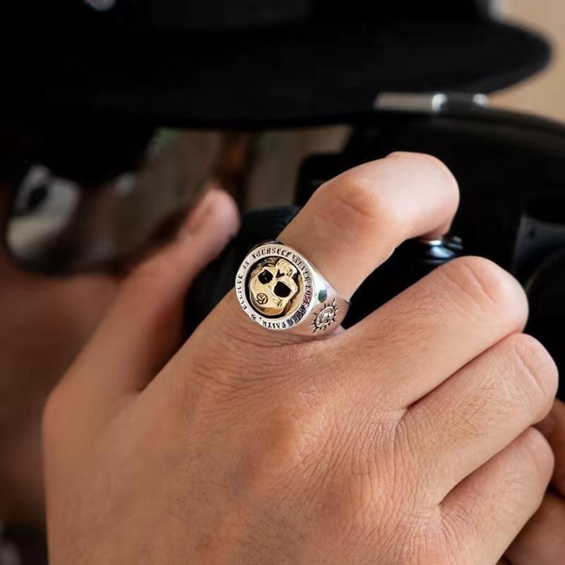 Pierścionek Czaszka Srebro Pró – Gothic Skull Ring recenzja i cena