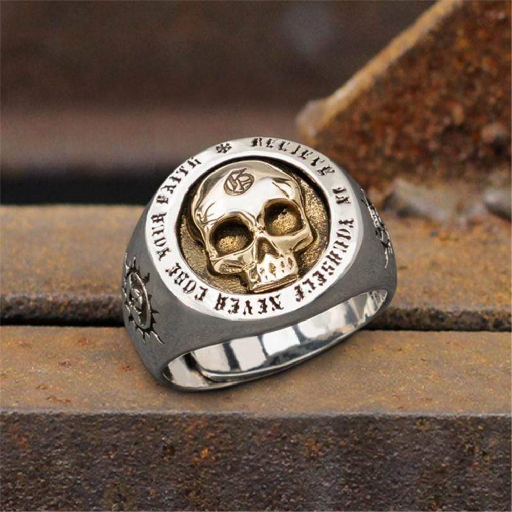Pierścionek Czaszka Srebro Pró – Gothic Skull Ring recenzja i cena