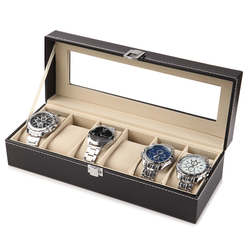 Europejskie skórzane pudełko n – Jewelry Watches Box recenzja i cena