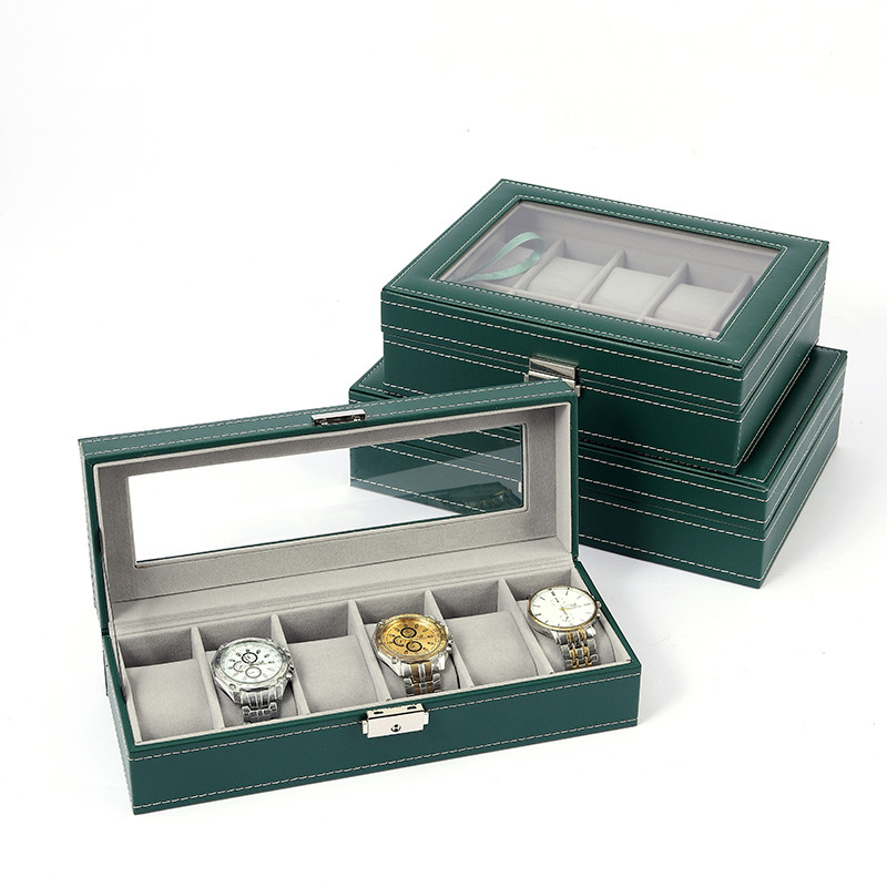 Europejskie skórzane pudełko n – Jewelry Watches Box recenzja i cena