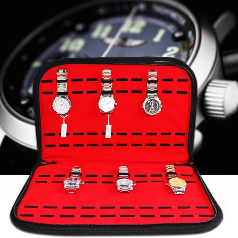 Torba na 20 zegarków, wygodna  – Jewelry Watches Box recenzja i cena