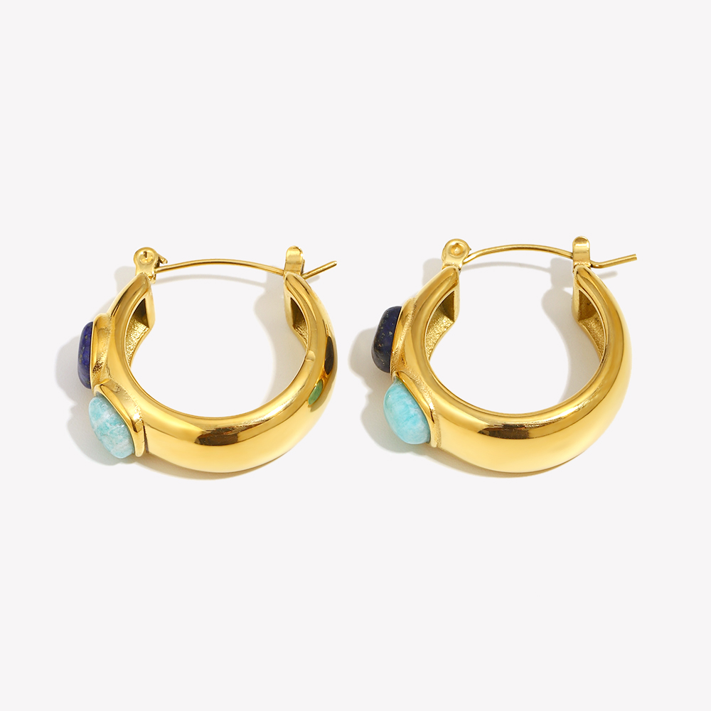 E.B.belle Okrągłe Lazurite Tur – Turquoise Stone Ring recenzja i cena