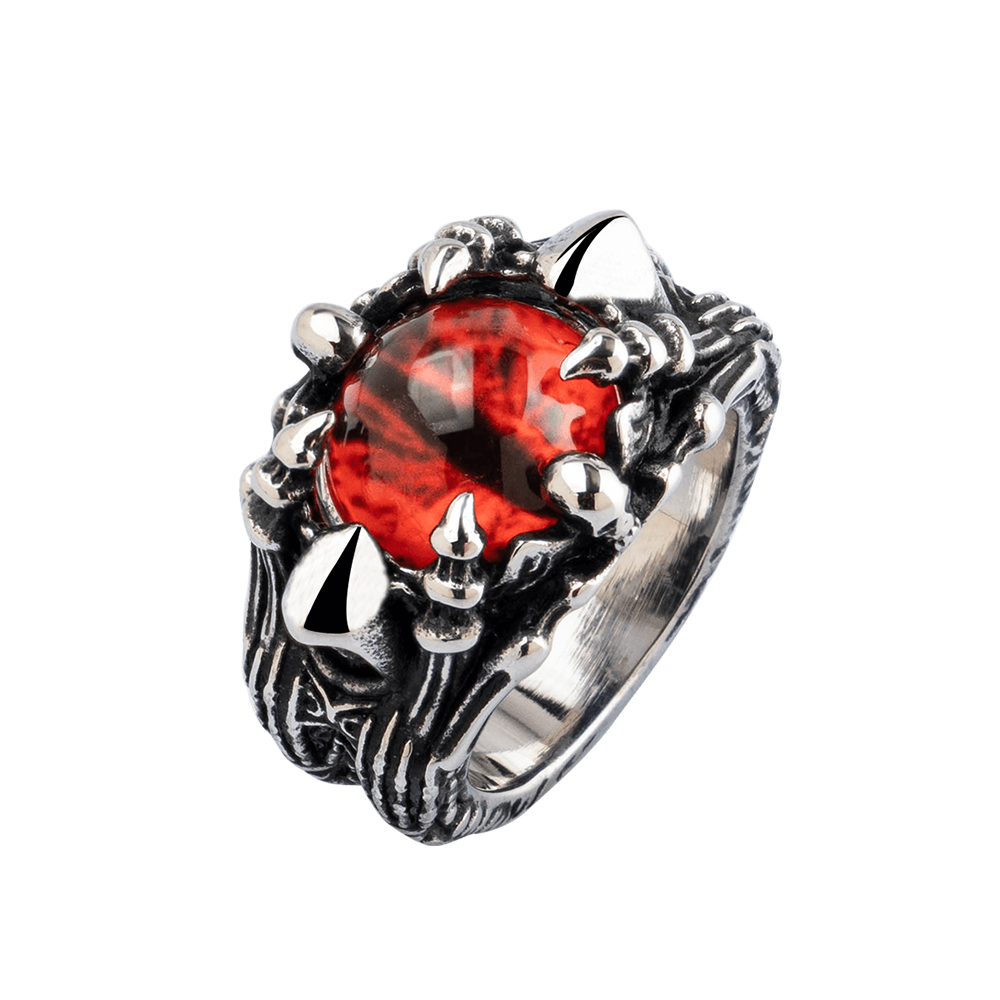 Pierścień Szpon Smoka Diabelsk – Gothic Skull Ring recenzja i cena