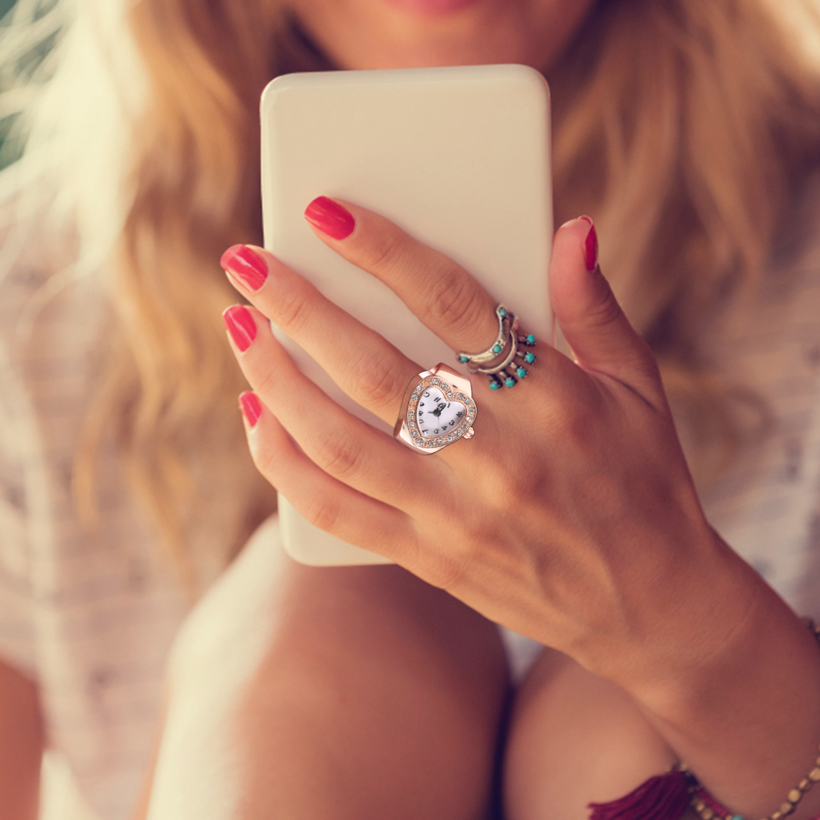 Mini zegarek na palec, stylowy – Unique Jewelry Watches recenzja i cena