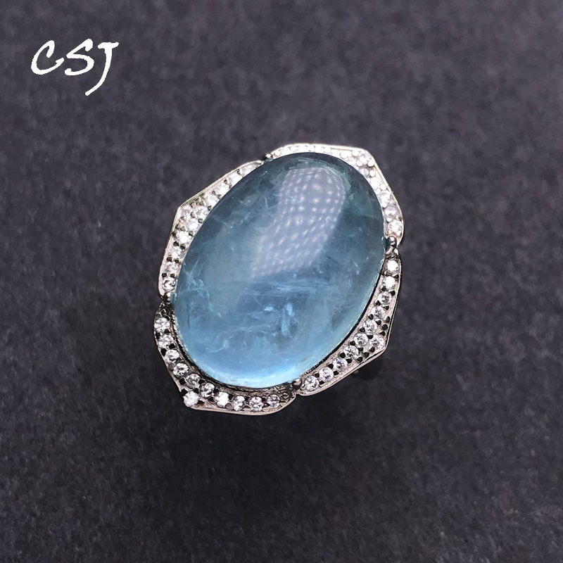 Pierścionki CSJ z dużym kamien – Turquoise Stone Ring recenzja i cena