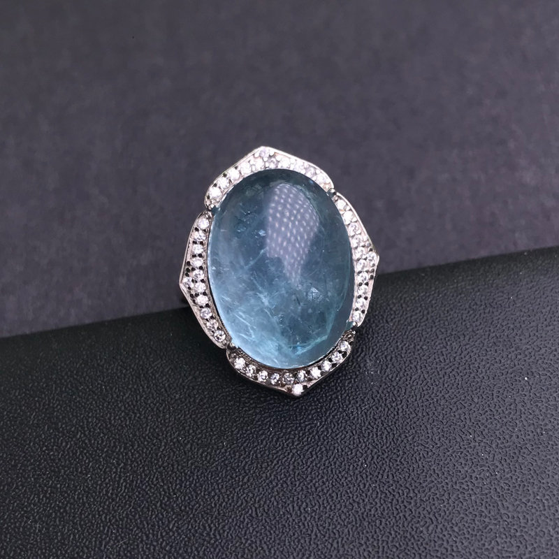 Pierścionki CSJ z dużym kamien – Turquoise Stone Ring recenzja i cena